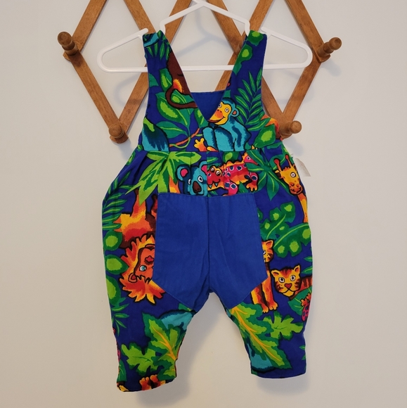 Vintage Roomie Romper reversible romper blue 3m - Picture 4 of 9